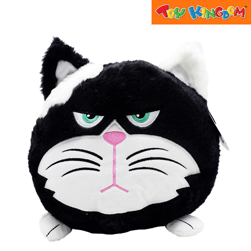 Hangry Petz Squeeze Noisy Hangry Tummy Bella Black Cat Plush