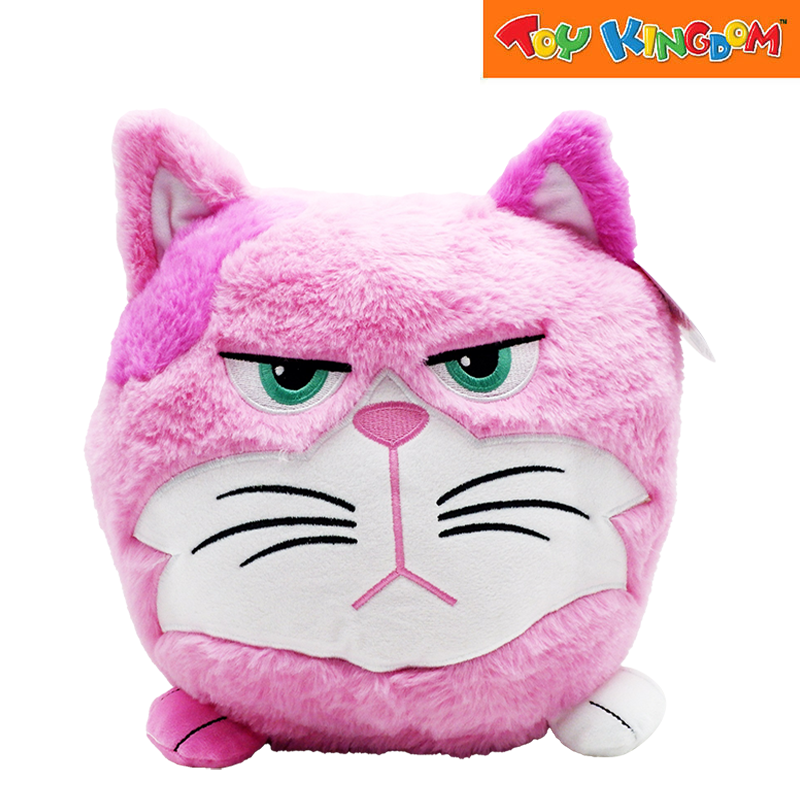 Hangry Petz Squeeze Noisy Hangry Tummy Lucy Pink Cat Plush