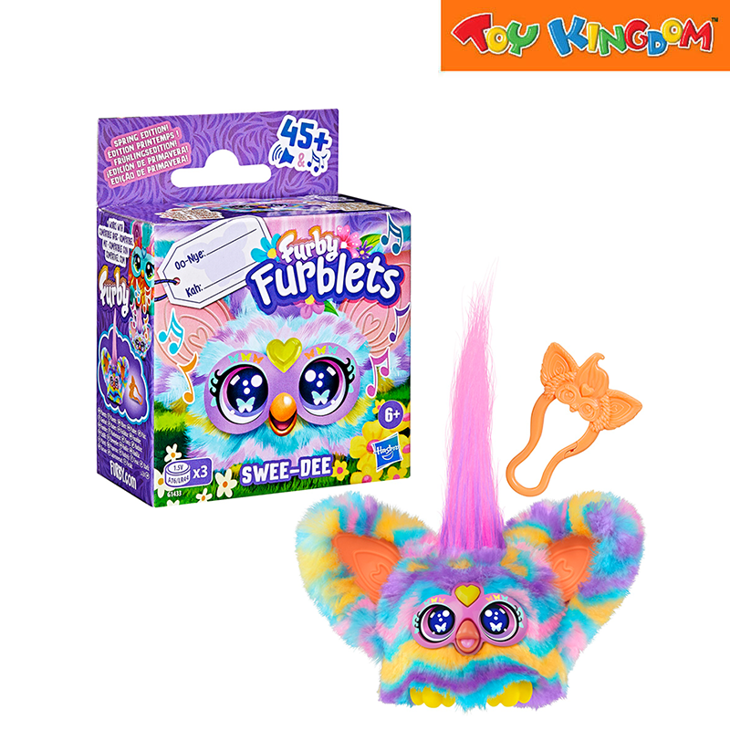 Furby Furblets Swee Dee Plush Interactive Toy Figure