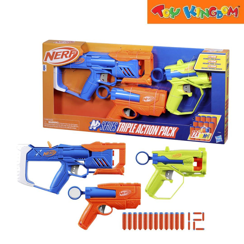 Nerf N Series Triple Action Pack Blaster