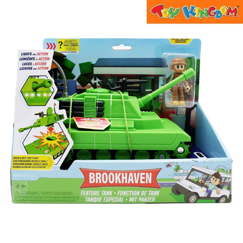 Dev Series Brookhaven Feature Tank Green Playset