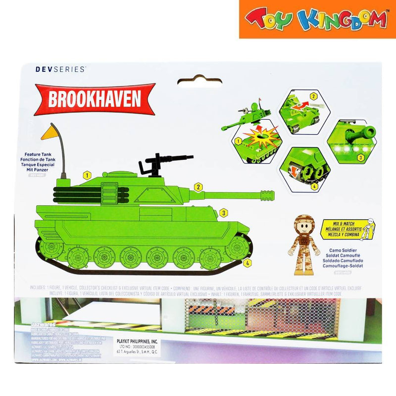 Dev Series Brookhaven Feature Tank Green Playset