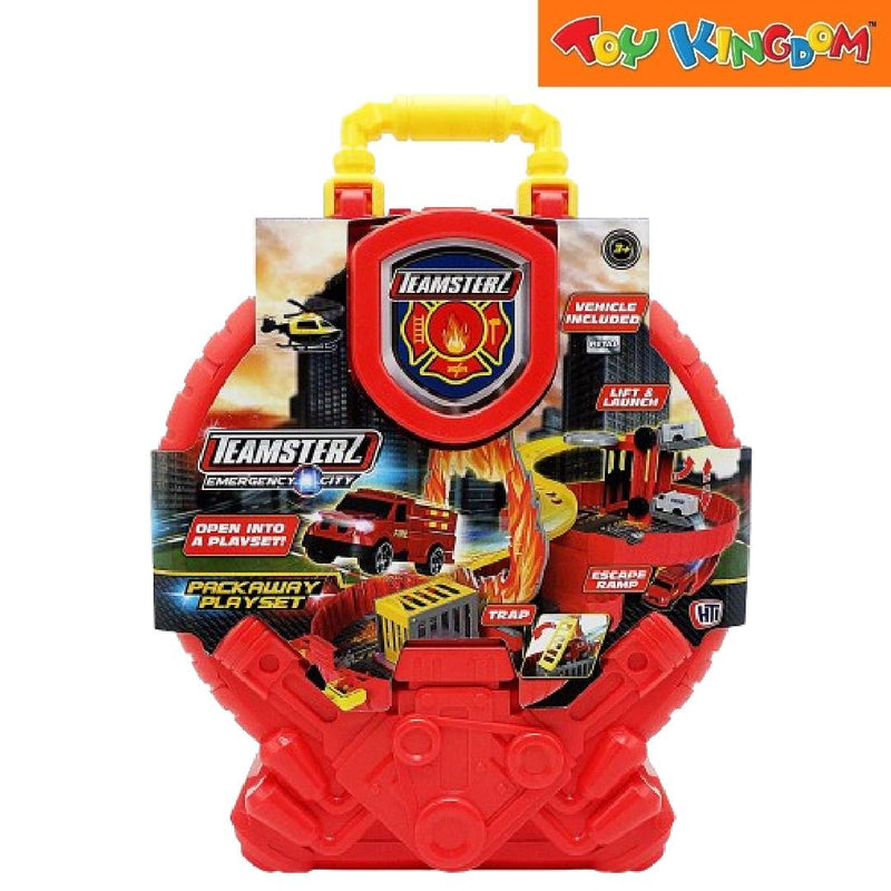 Teamsterz Pack Away Wheel Garage Emergency City Die-cast