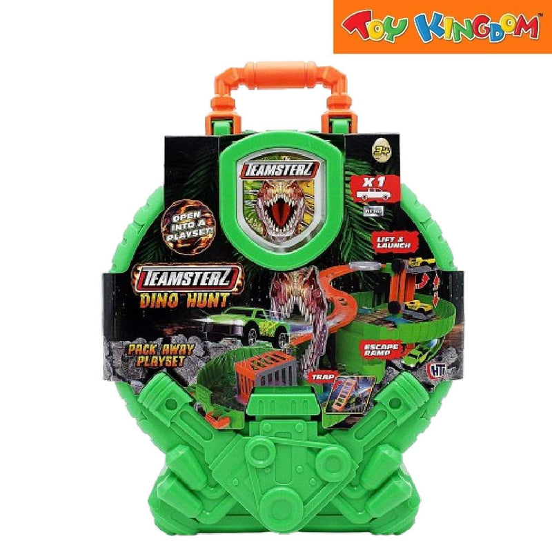 Teamsterz Pack Away Wheel Garage Dino Hunt Die-cast