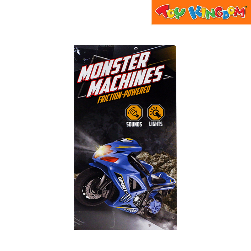 Dream Machine 90182 1 Friction Powered Monster Machines 1:10 RC Sport EPS10 Red Die-cast