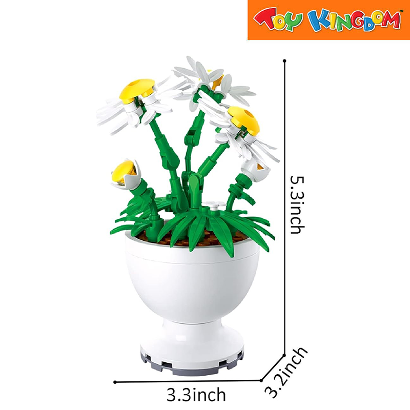 Sluban Pleyerid Potted Plants Daisy Building Set