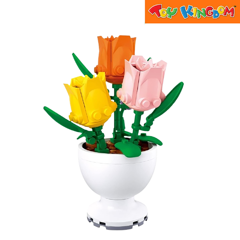 Sluban Pleyerid Potted Plants Tulip Building Set