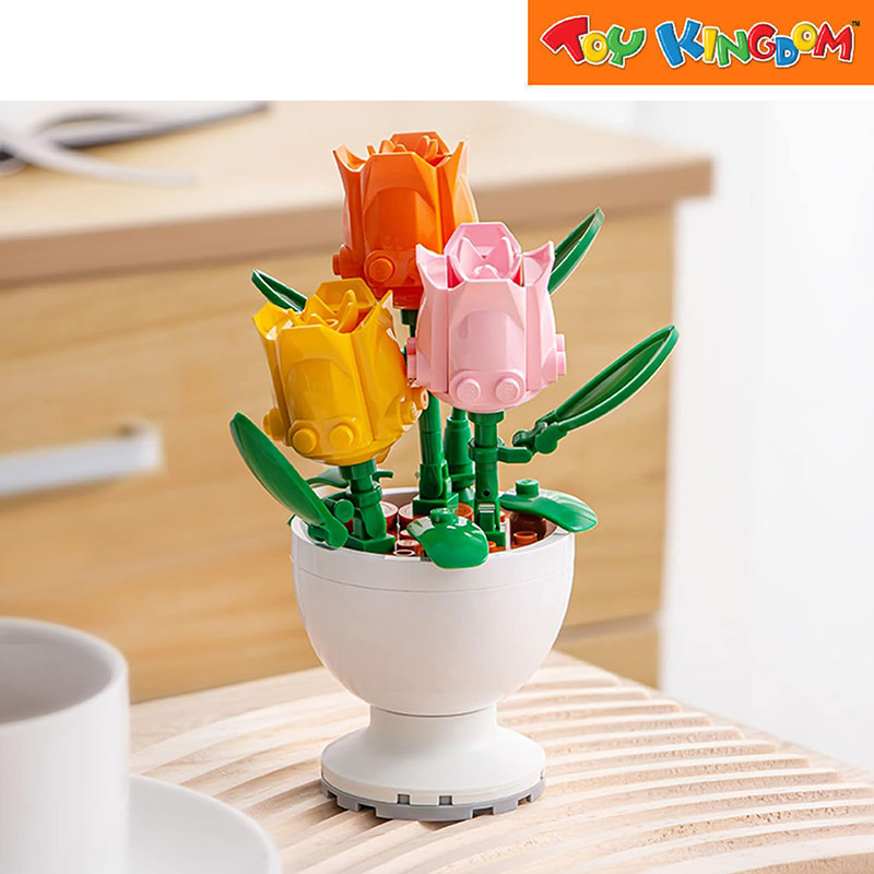 Sluban Pleyerid Potted Plants Tulip Building Set