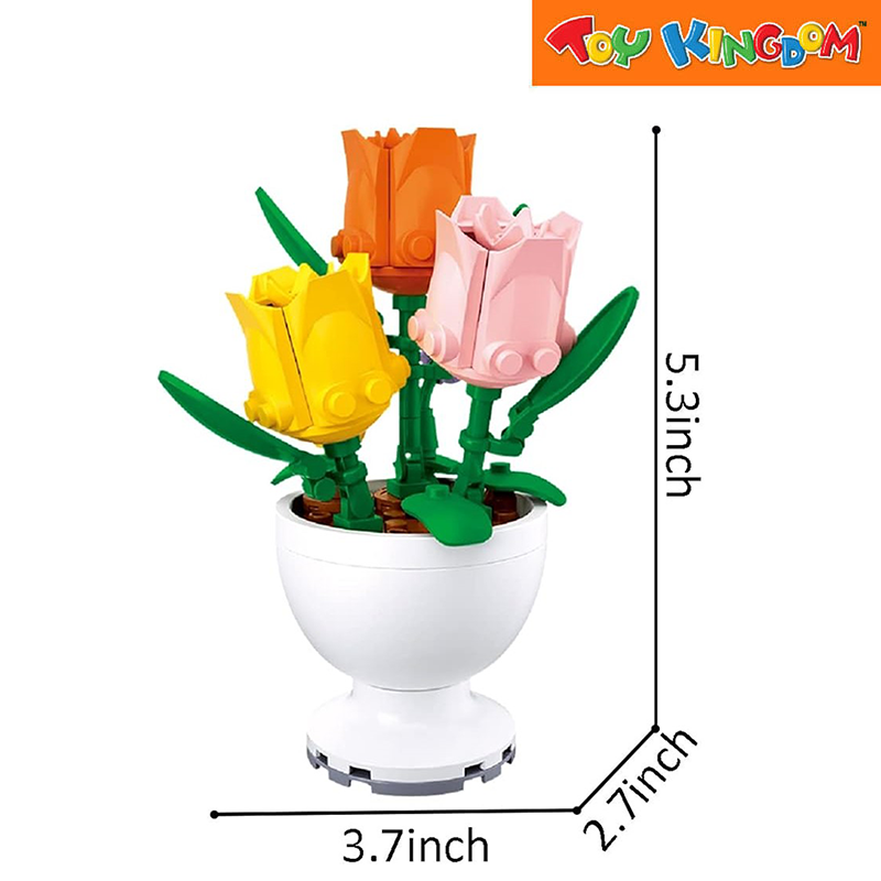 Sluban Pleyerid Potted Plants Tulip Building Set