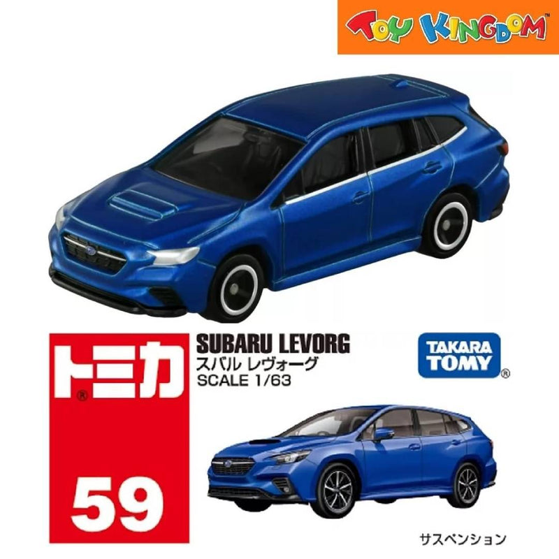 Tomica No.59 Subaru Levorg Blue Die-cast