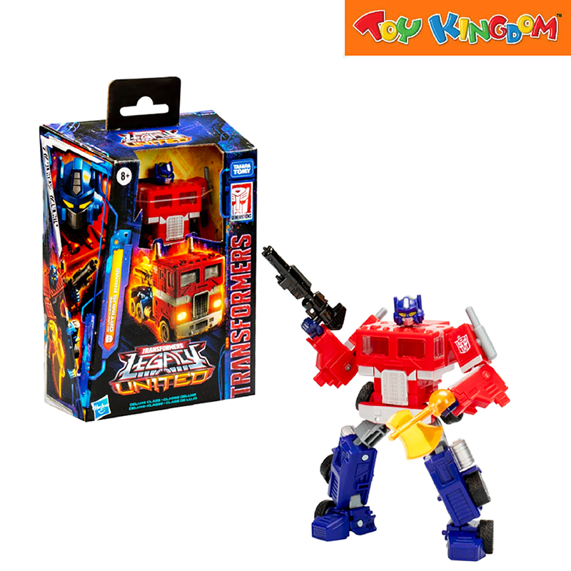 Transformers Gen Legacy United DLX G1 Universe Optimus Prime Action Figure