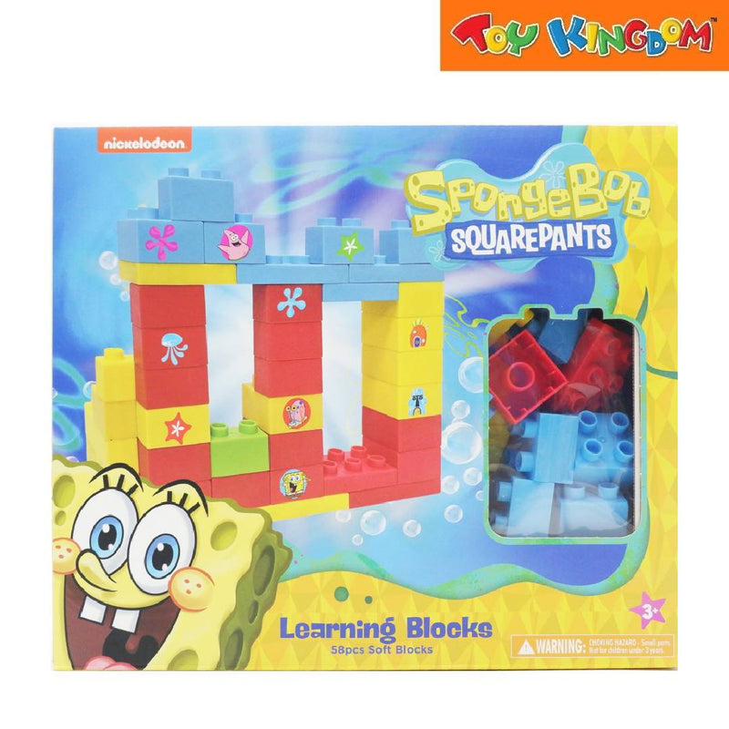 SpongeBob SquarePants 58pcs Learning Soft Blocks