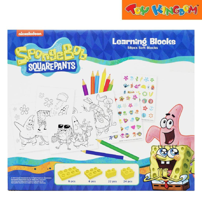 SpongeBob SquarePants 58pcs Learning Soft Blocks