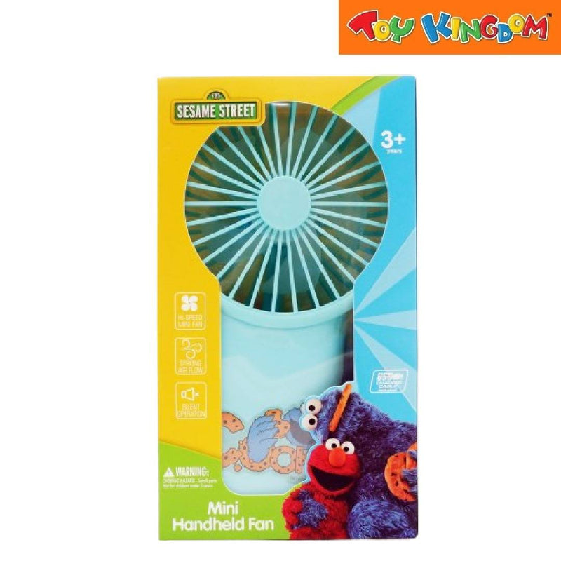 Sesame Street Blue Mini Handheld Fan