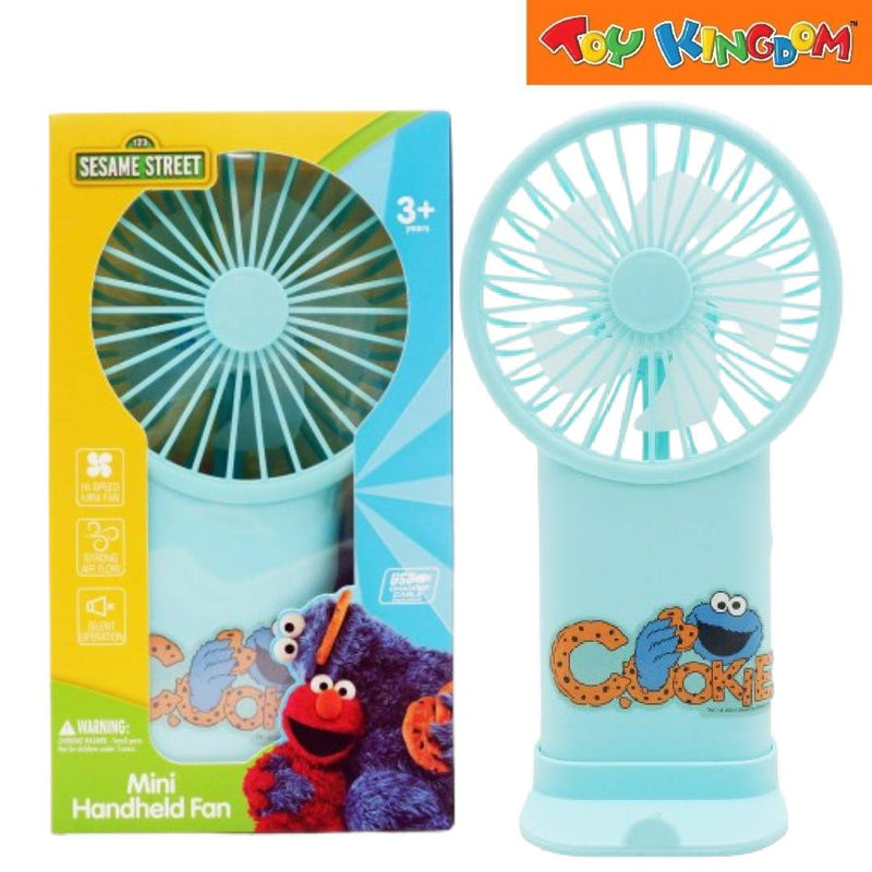 Sesame Street Blue Mini Handheld Fan