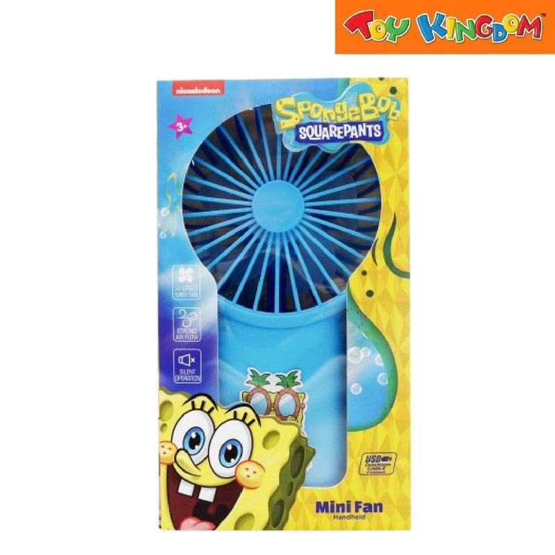 SpongeBob SquarePants Blue Mini Handheld Fan