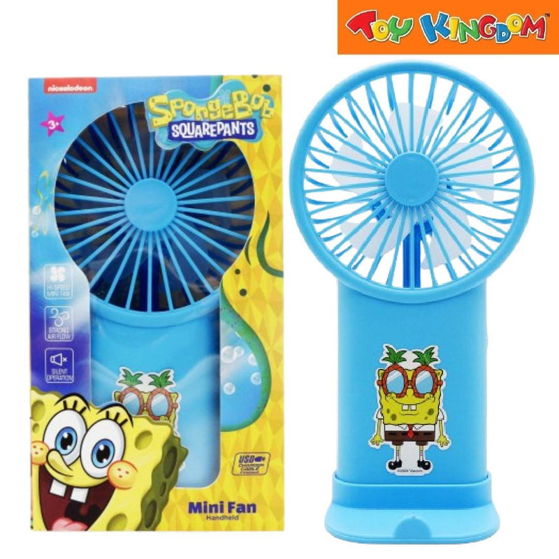 SpongeBob SquarePants Blue Mini Handheld Fan