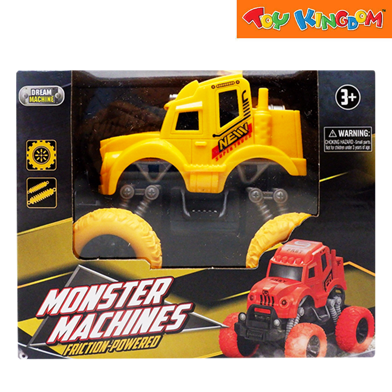 Dream Machine 90178 3 F/P Monster Machines Yellow Vehicle