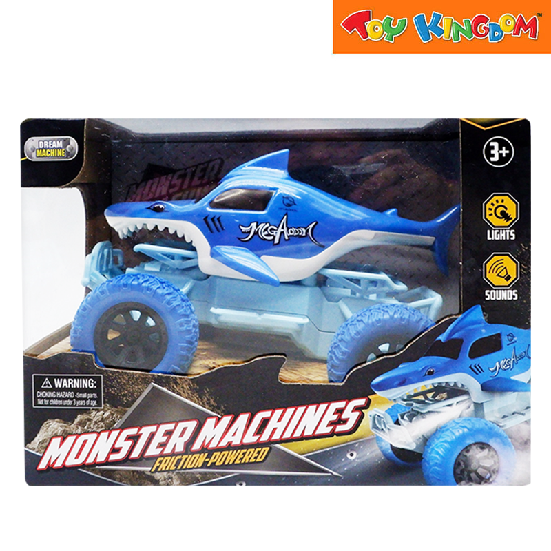 Dream Machine 90188 1 F/P Monster Machines Megalodon Blue Shark Vehicle