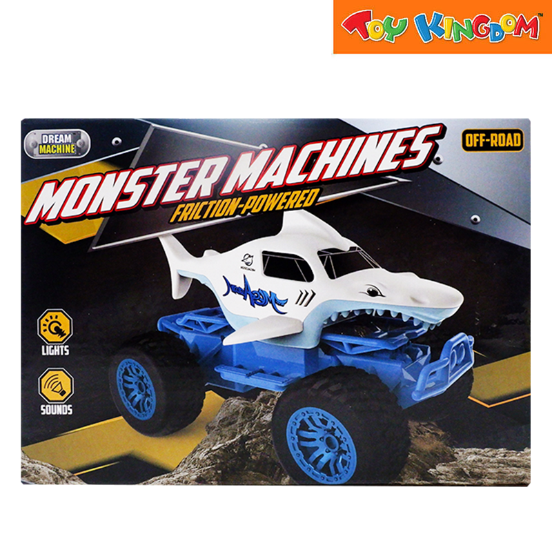 Dream Machine 90188 1 F/P Monster Machines Megalodon Blue Shark Vehicle