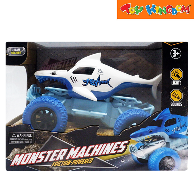 Dream Machine 90188 2 F/P Monster Machines White Shark Vehicle