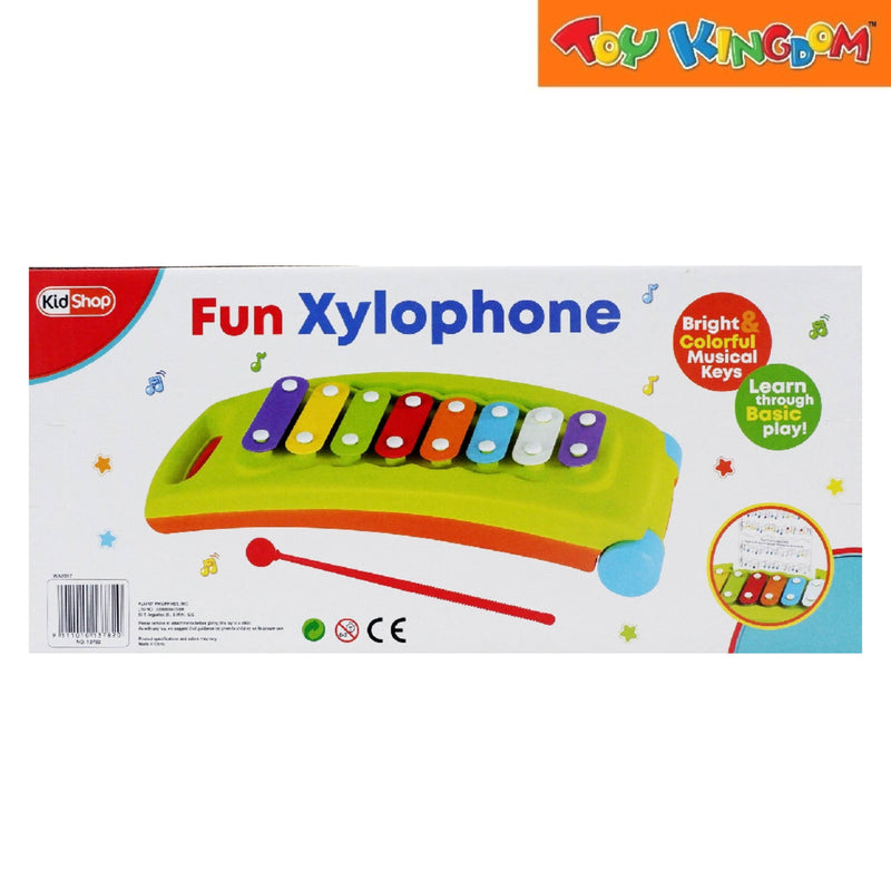 KidShop Fun Xylophone Green Bright & Colorful Musical Keys