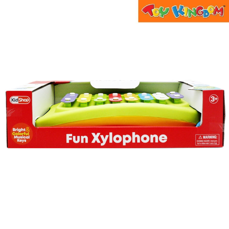 KidShop Fun Xylophone Green Bright & Colorful Musical Keys