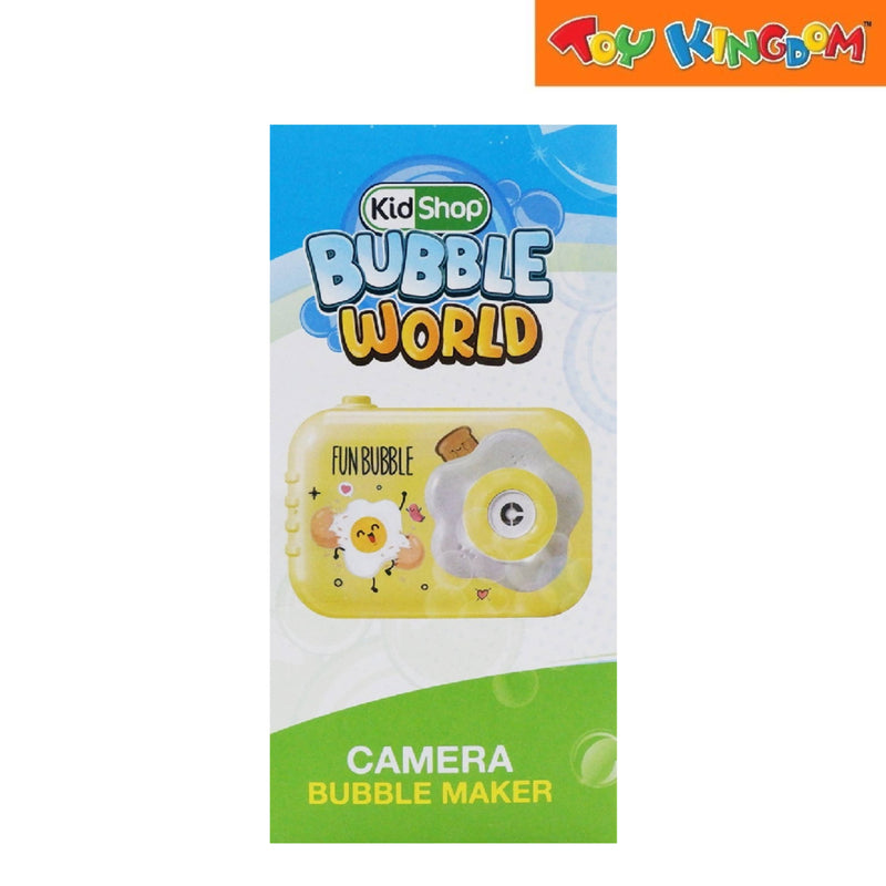 KidShop Camera Yellow Bubble Maker