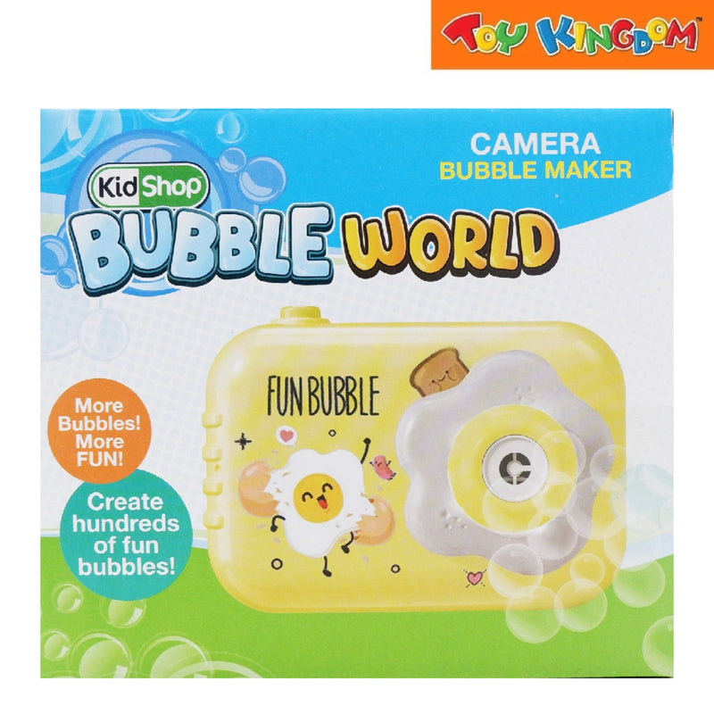 KidShop Camera Yellow Bubble Maker