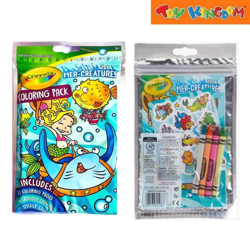 Crayola Mer Creatures Coloring Pack