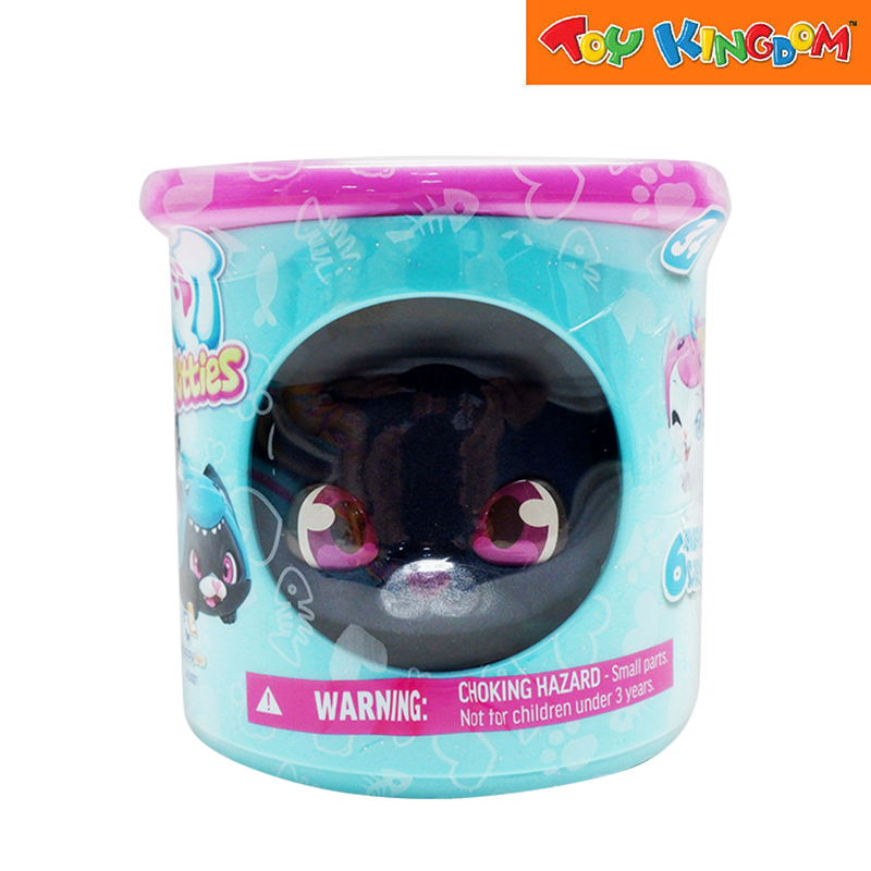 Happy Line QT Kitties Ash Black Plush