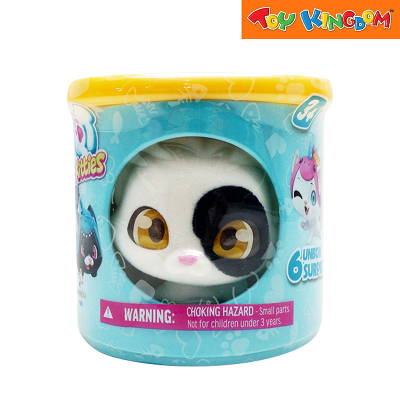 Happy Line QT Kitties Candy With Black Eye Plush