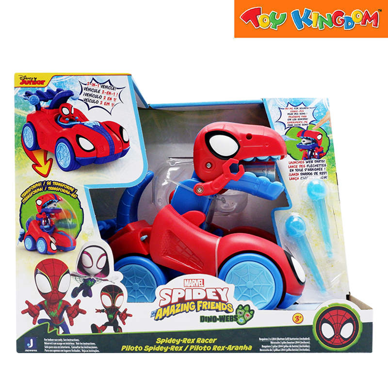 Disney Junior Marvel SAF Dino Webs Spidey Rex Racer Action Figure