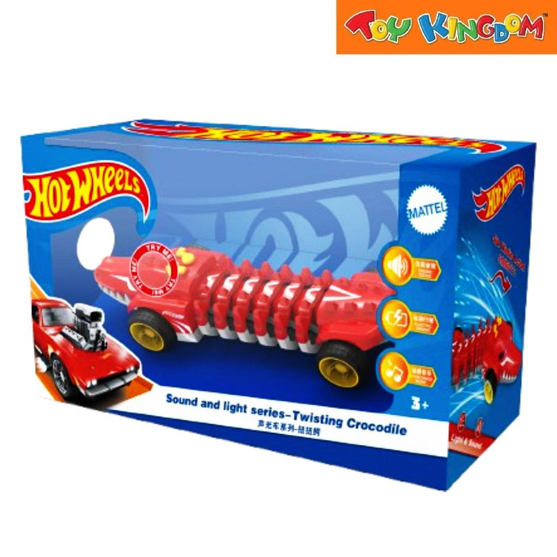 Hot Wheels Sound & Light Series Twisting Crocodile Vehicle