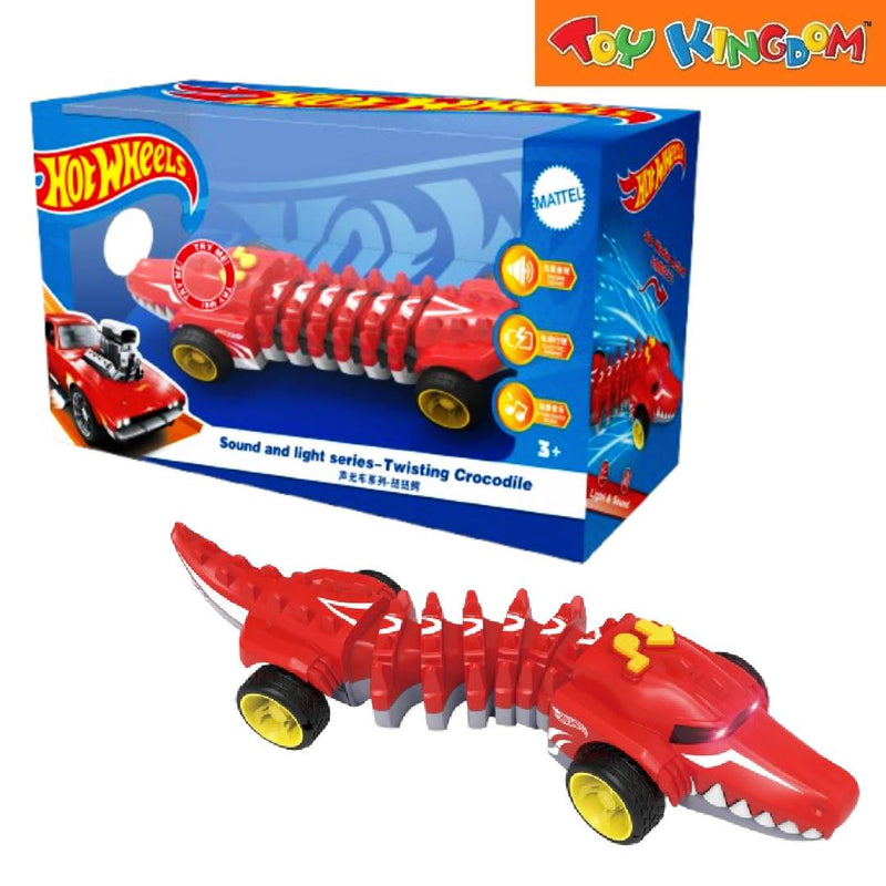 Hot Wheels Sound & Light Series Twisting Crocodile Vehicle