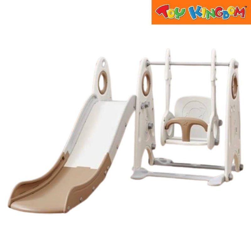 Hobby Tree Slide With Swing Coffee 3in1 Playset