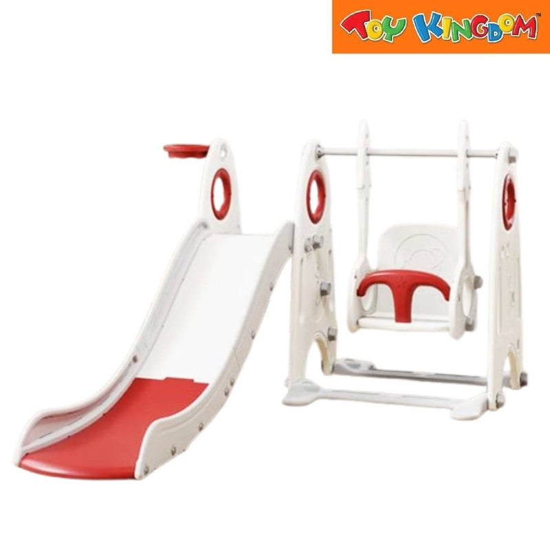 Hobby Tree Slide With Swing Red 3in1 Playset