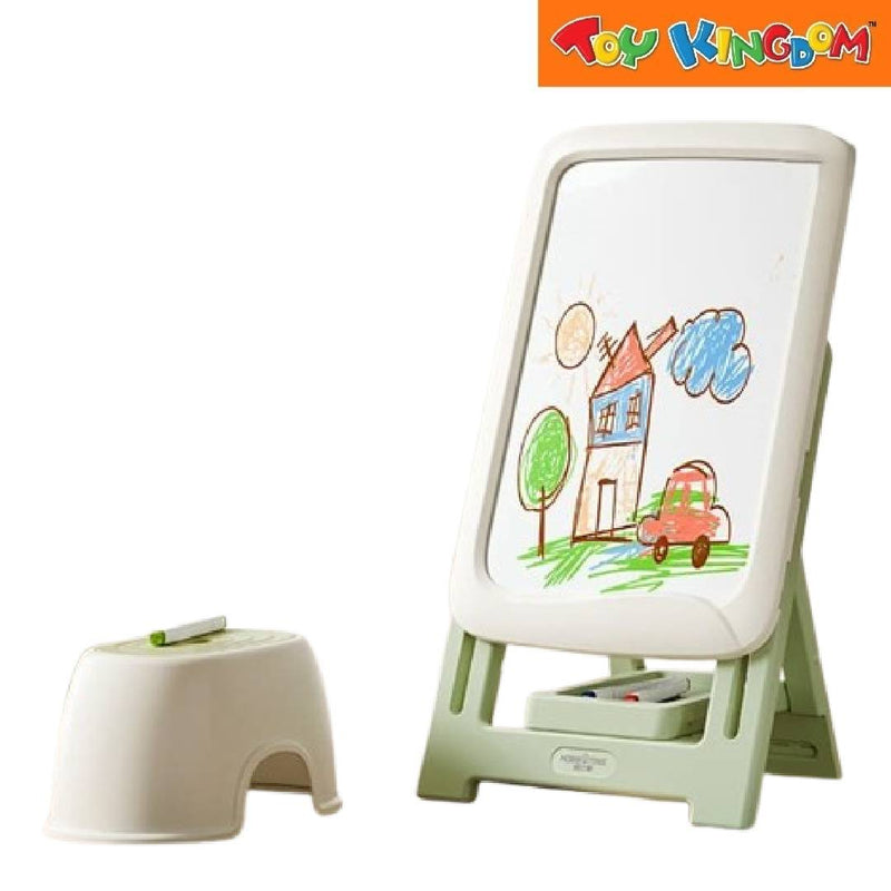 Hobby Tree Sketch Board With Stool Green Playset