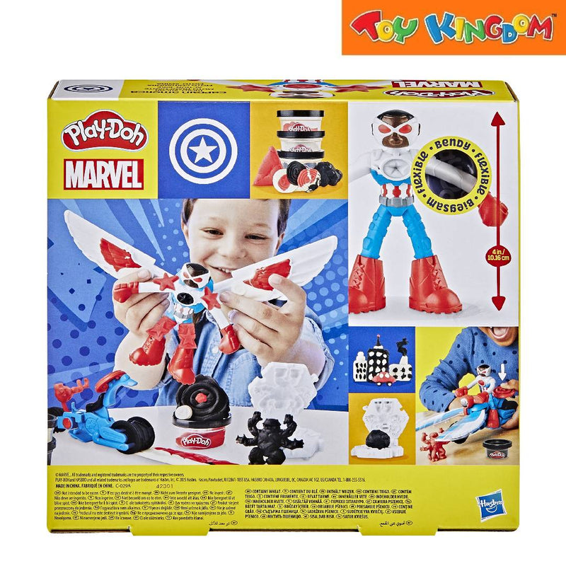 Play-Doh Marvel Moto Slicer Captain America Playset