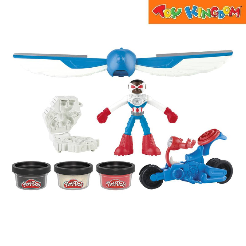 Play-Doh Marvel Moto Slicer Captain America Playset