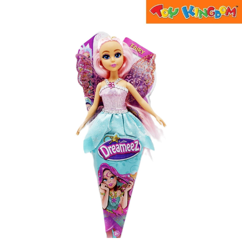 Dreameez Fairy Doll With Pink Wings & Pink Gold Hair