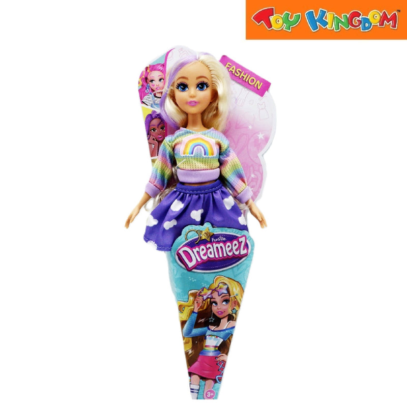 Dreameez Fashion Doll With Rainbow Blouse