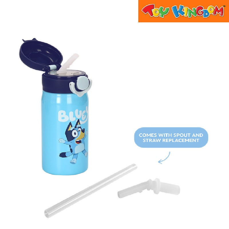 Zippies Lab Totsafe Bluey & Bingo Classic 350 ml Stainless Steel Insulated Sippy Bottle