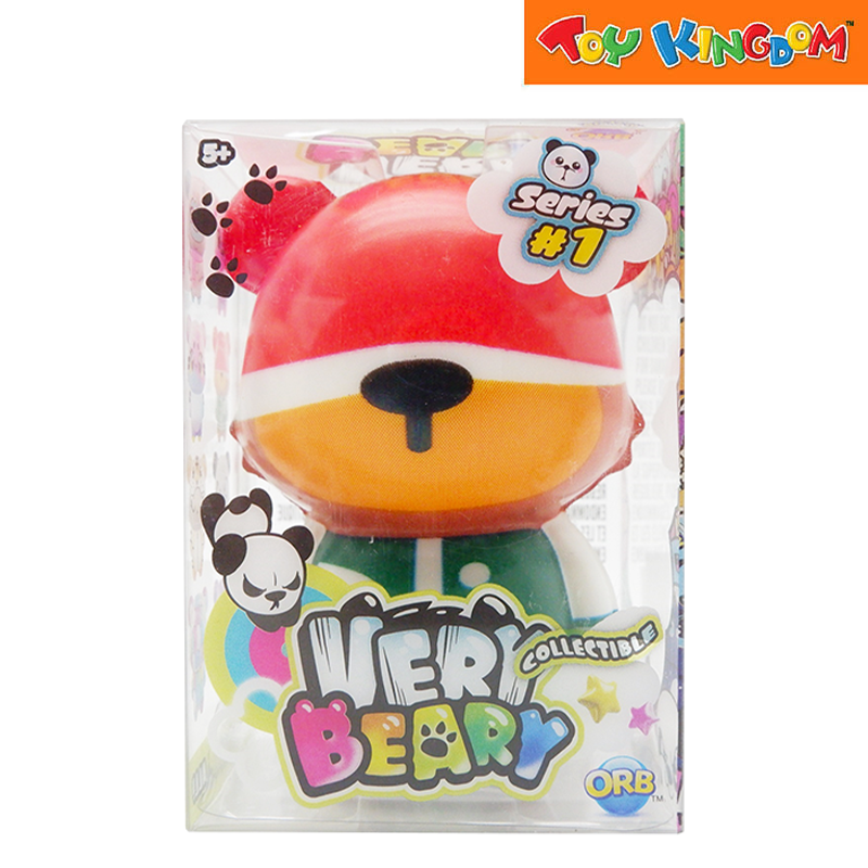 Orb Series 1 Very Beary Baseball Red Bear Squishy Toys