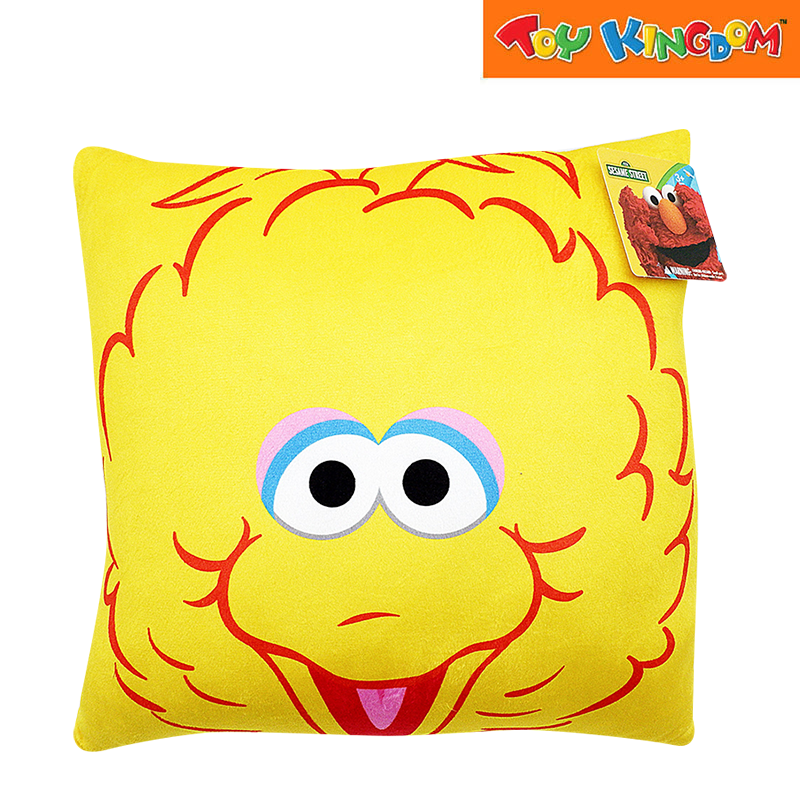 Sesame Street Big Bird Yellow Pillow