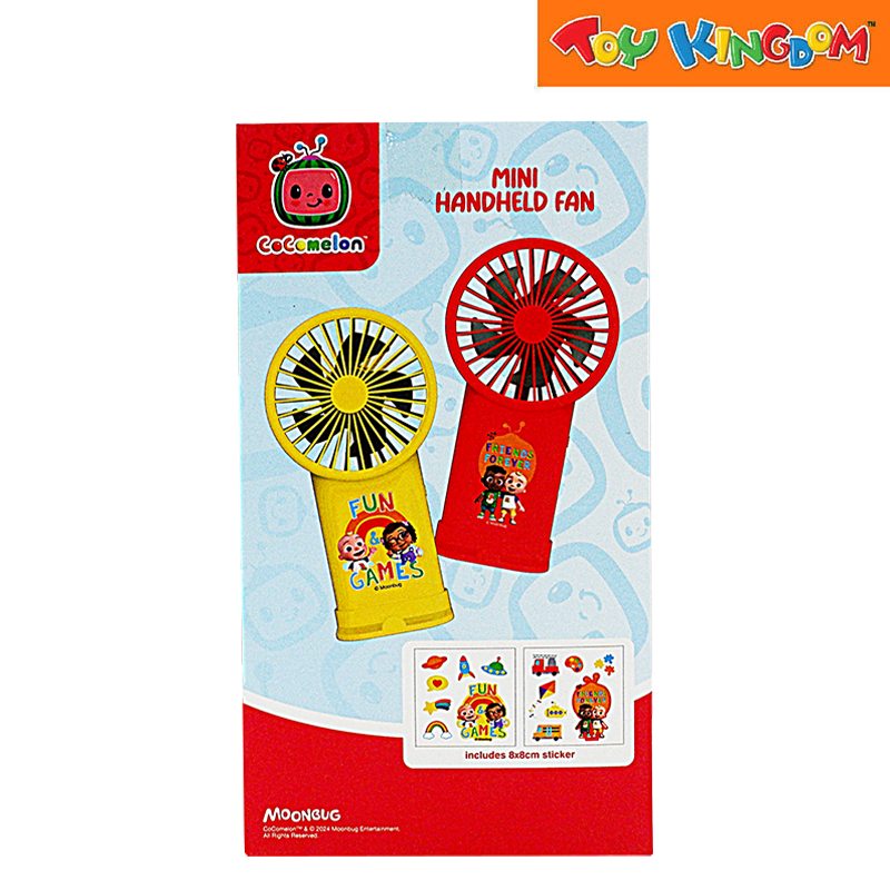 Cocomelon Red Mini Handheld Fan