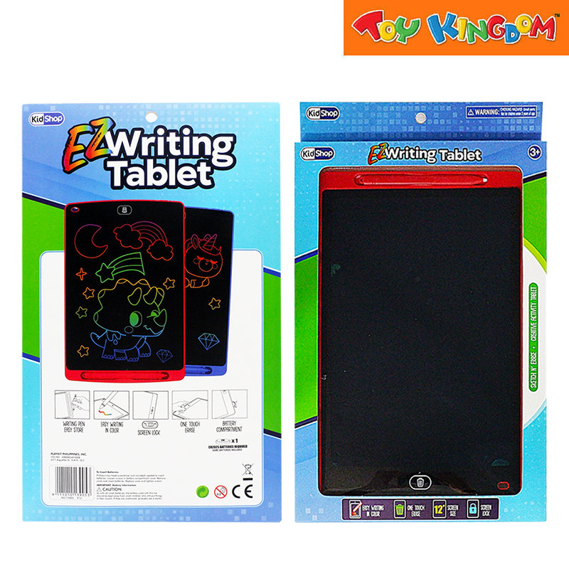 KidShop EZ Writing Sketch N' Erase Red Creative Activity Tablet