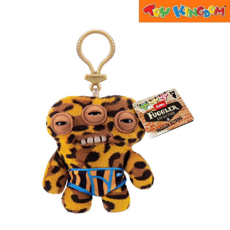 Fuggler Zuru Annoyed Alien Leopard Funny Ugly Monster Keyring