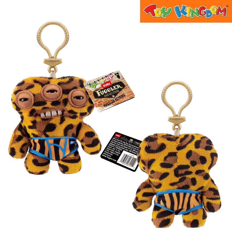 Fuggler Zuru Annoyed Alien Leopard Funny Ugly Monster Keyring