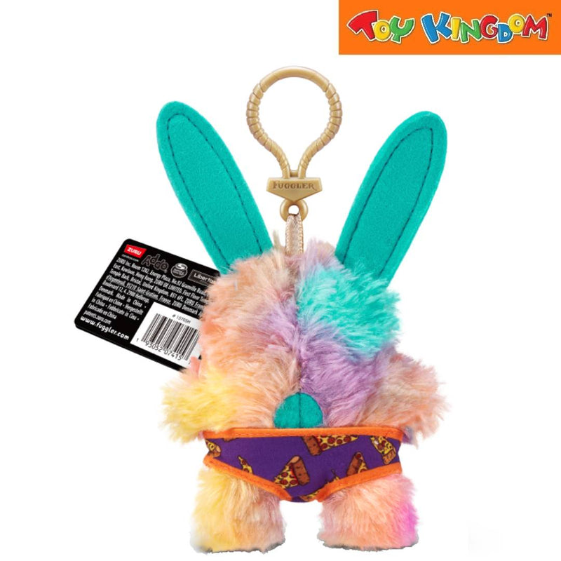 Fuggler Zuru Rabid Rabbit Blue Ears Funny Ugly Monster Keyring